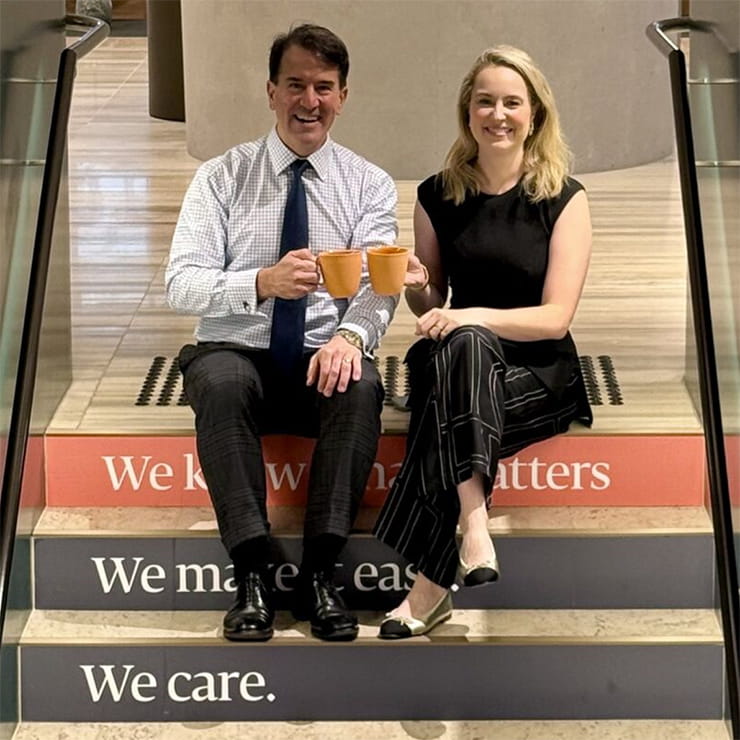 Partners Tony Damian and Amelia Morgan