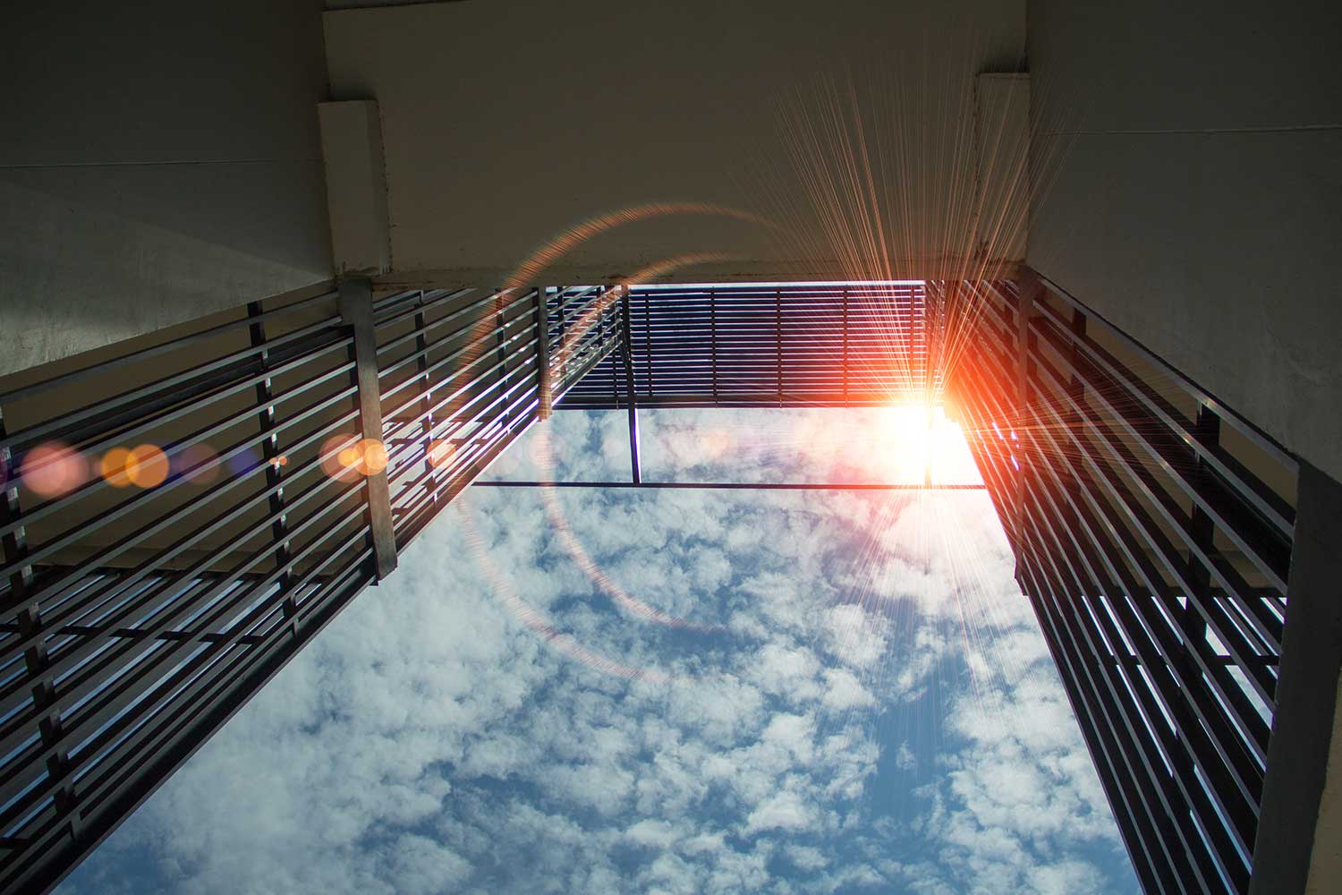 Two puzzle pieces held up